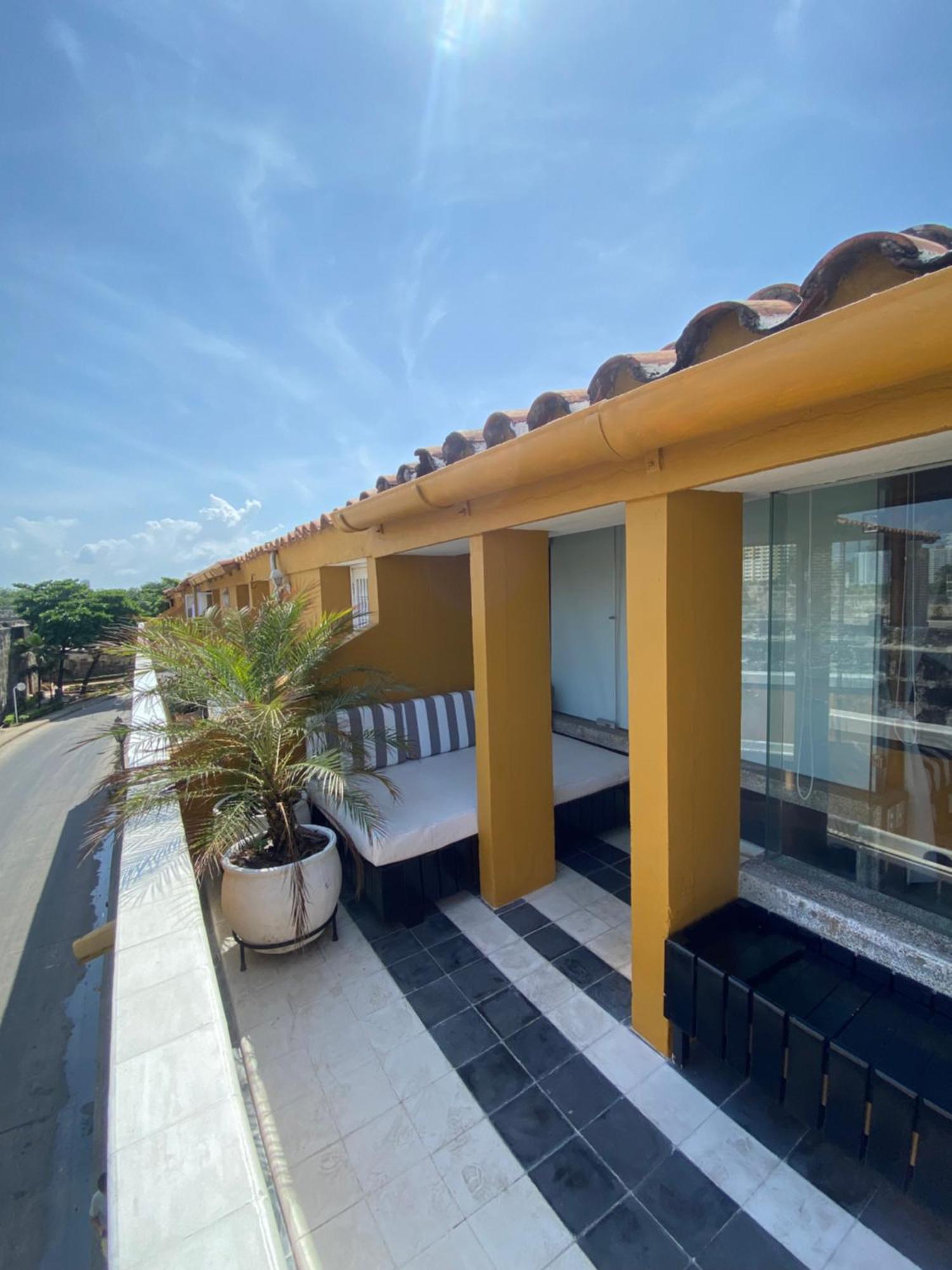 Apartamento Apartamento Duplex Vista Al Mar Y Murallas Nuevo En La Ciudad Amurallada Cartagena Exterior foto