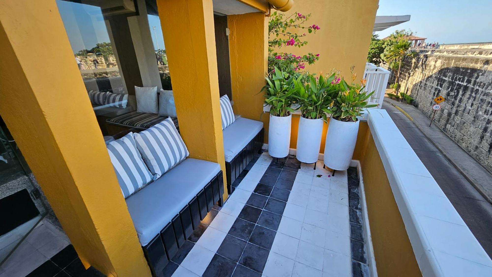 Apartamento Apartamento Duplex Vista Al Mar Y Murallas Nuevo En La Ciudad Amurallada Cartagena Exterior foto