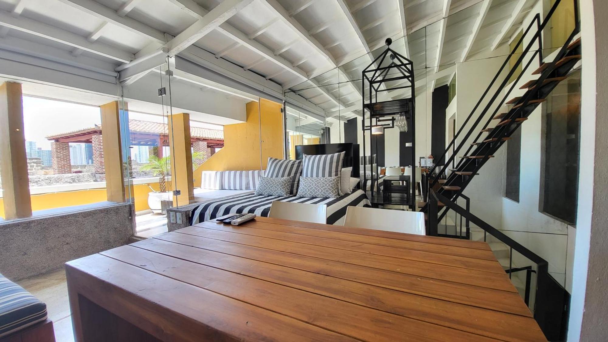 Apartamento Apartamento Duplex Vista Al Mar Y Murallas Nuevo En La Ciudad Amurallada Cartagena Exterior foto