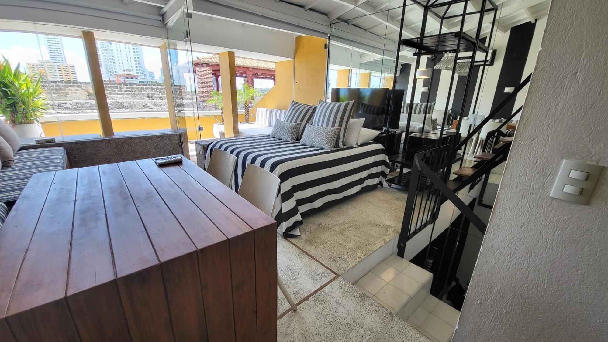 Apartamento Apartamento Duplex Vista Al Mar Y Murallas Nuevo En La Ciudad Amurallada Cartagena Exterior foto