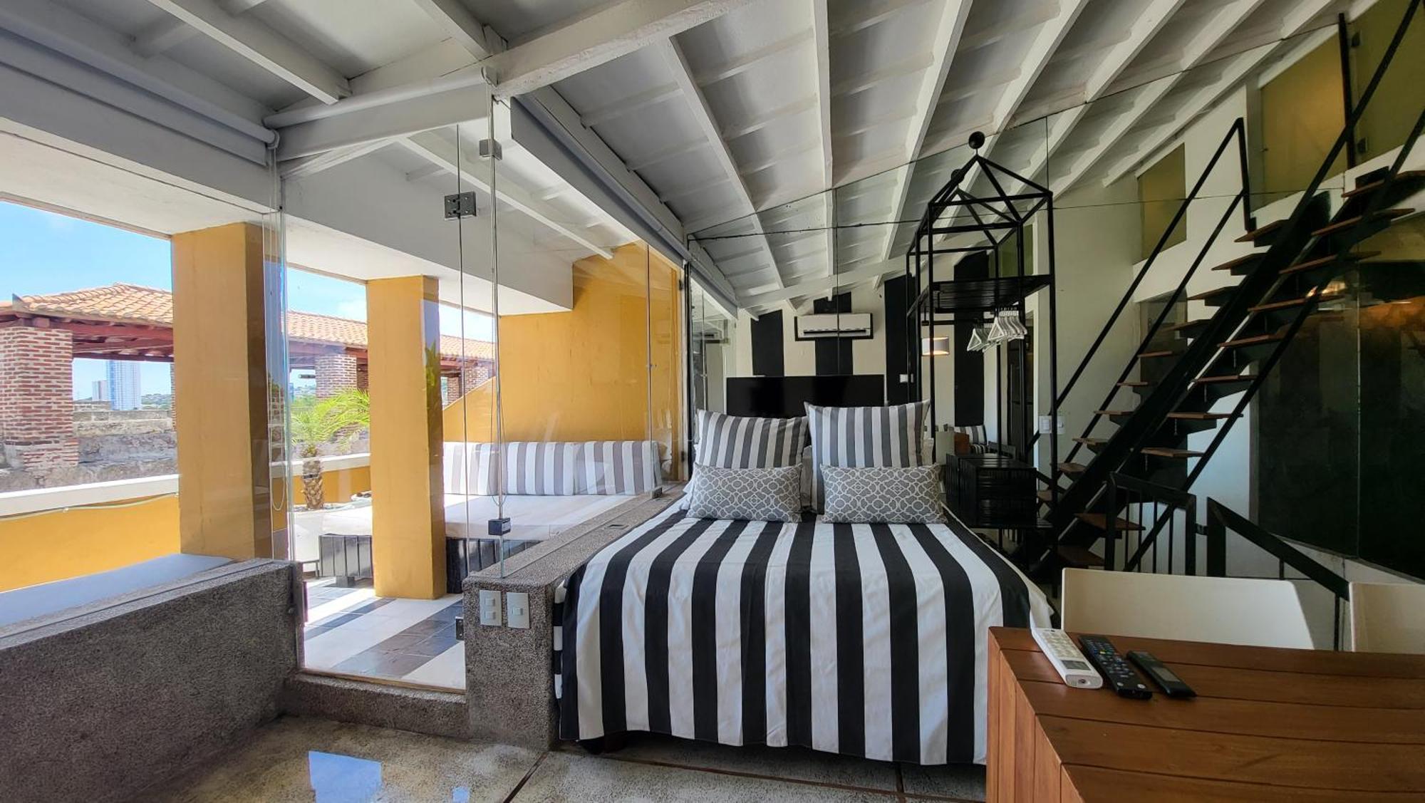 Apartamento Apartamento Duplex Vista Al Mar Y Murallas Nuevo En La Ciudad Amurallada Cartagena Exterior foto