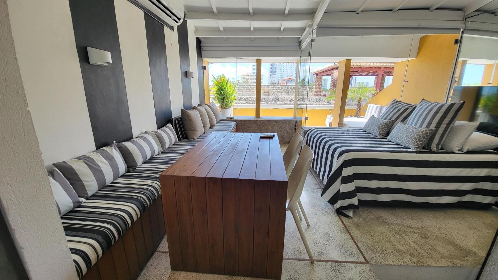Apartamento Apartamento Duplex Vista Al Mar Y Murallas Nuevo En La Ciudad Amurallada Cartagena Exterior foto
